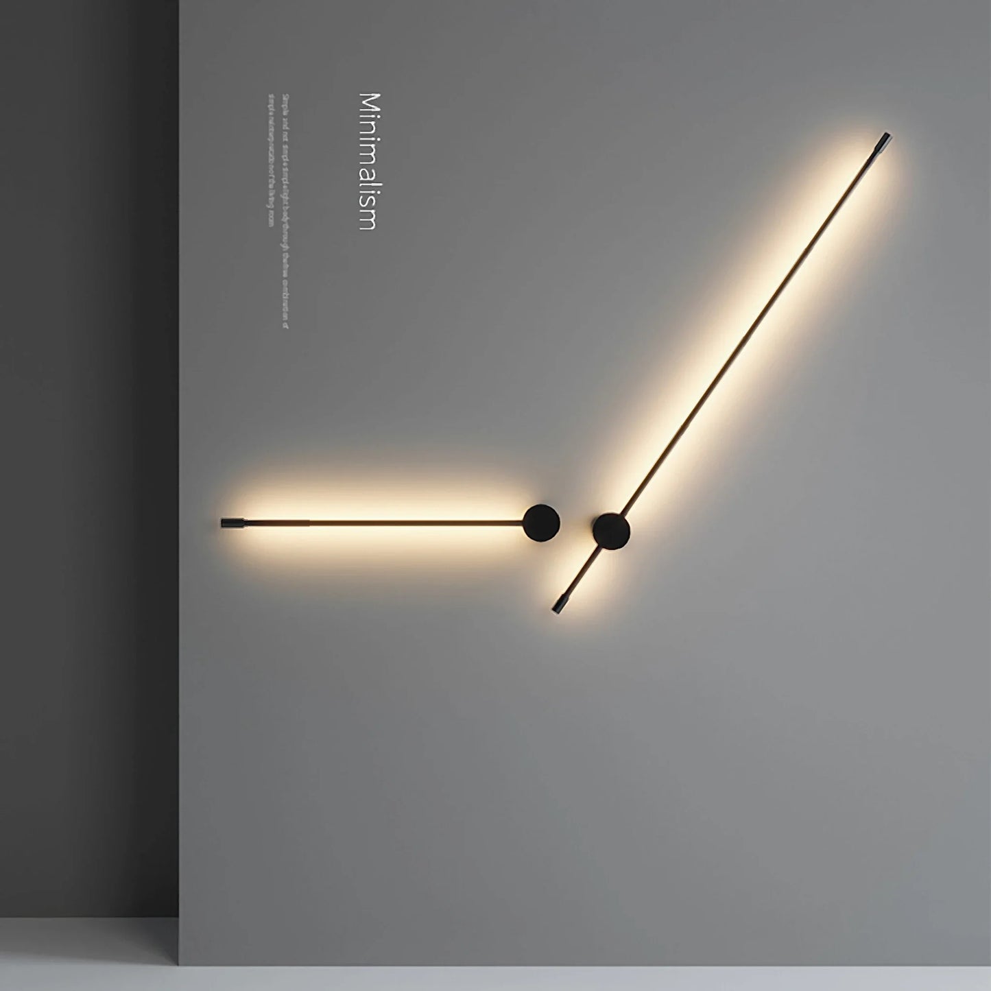 Rinforzando Minimalist Modern Long LED Wall Lamp - Wall Lights & Sconces | Lucera Lighting