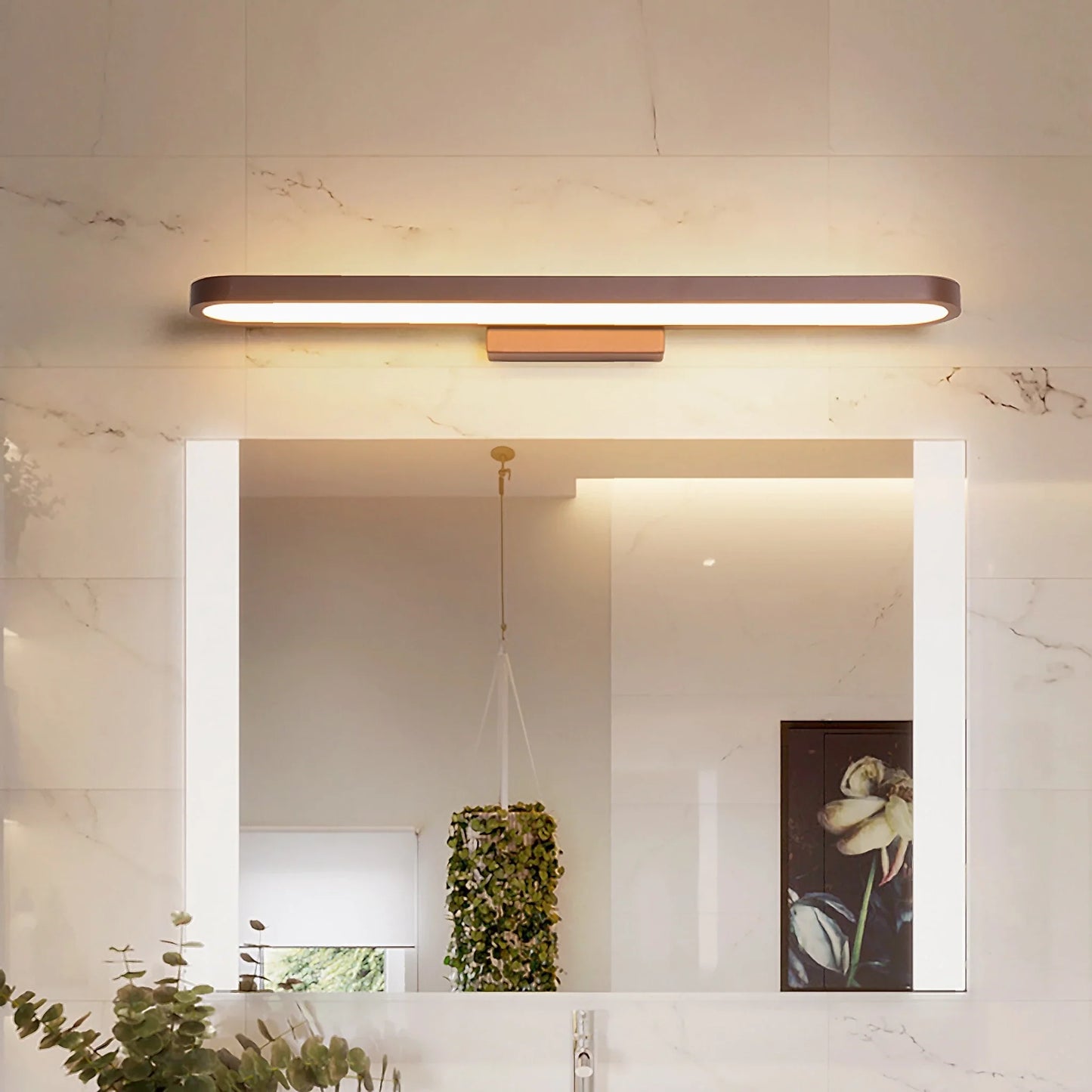 Sforzando Modern Brown LED Wall Light - Wall Lights & Sconces | Lucera Lighting
