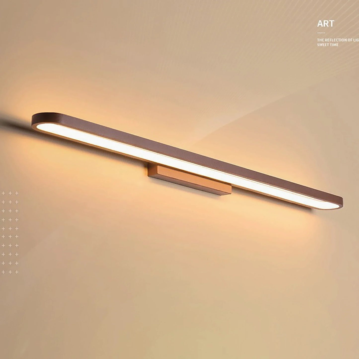 Sforzando Modern Brown LED Wall Light - Wall Lights & Sconces | Lucera Lighting