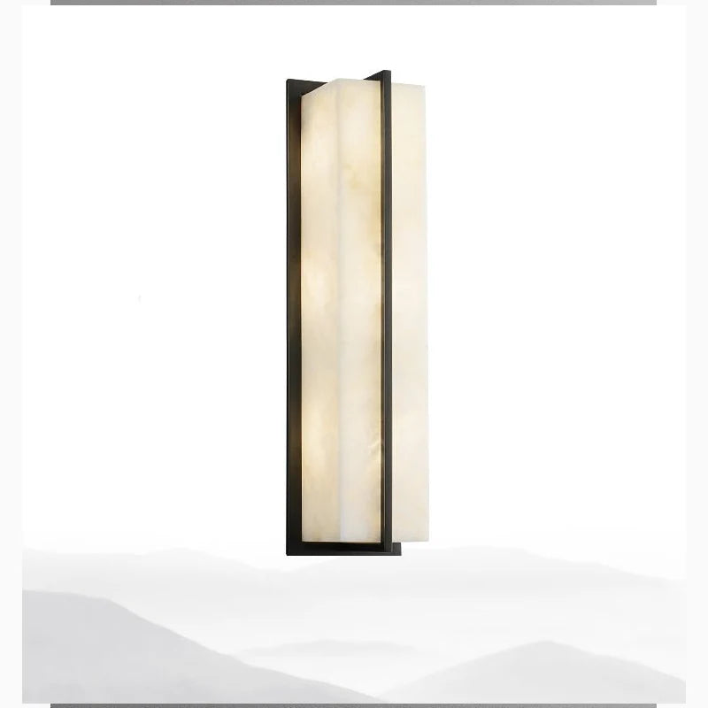 Parure Modern Minimalistic Marble Wall Lamp for Courtyard - Exterior wall | Lucera Lighting