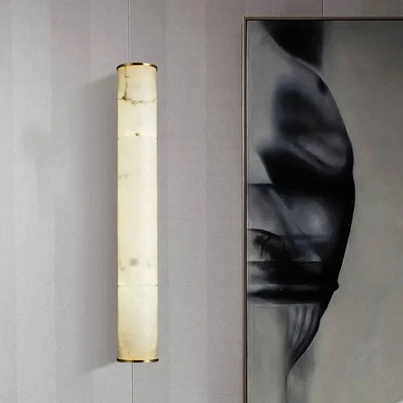 Ethos Modern Marble Wall Lamp Oriental Style - Wall Lights & Sconces | Lucera Lighting