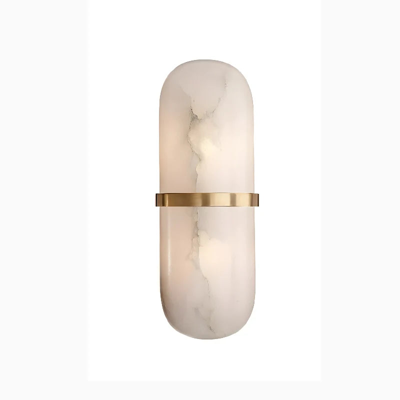 Xenon Modern Wall Lamp in Copper and Marble - Wall Lights & Sconces | Lucera Lighting