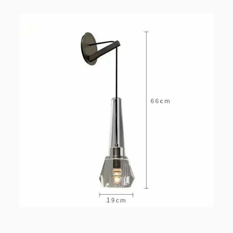 Sordino Modern LED Crystal Copper Wall Sconce - Pendant Lights | Lucera Lighting