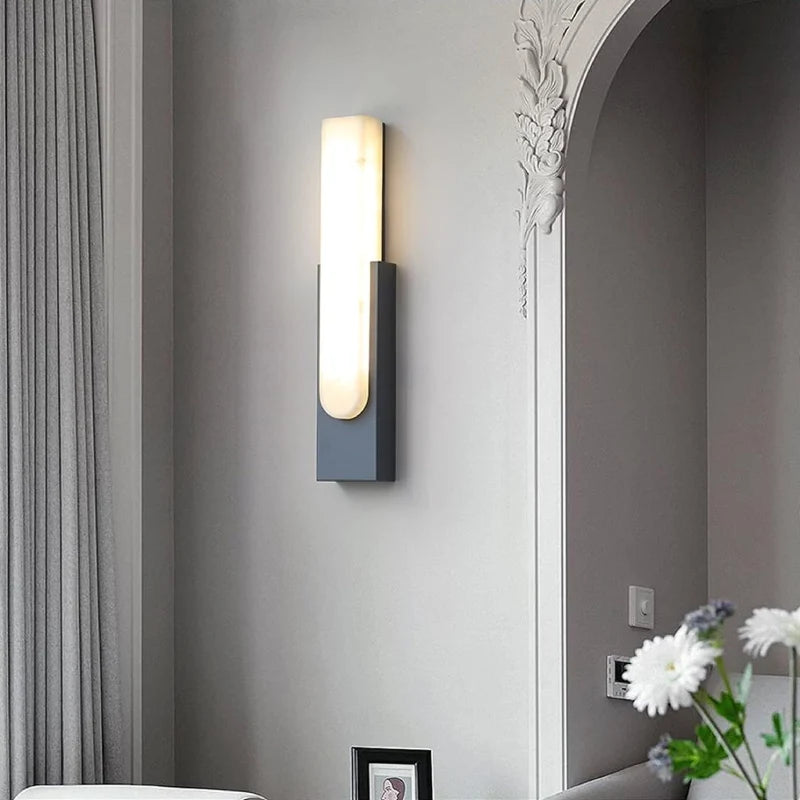 Rumore Marble Rectangular Wall Lamp - Wall Lights & Sconces | Lucera Lighting