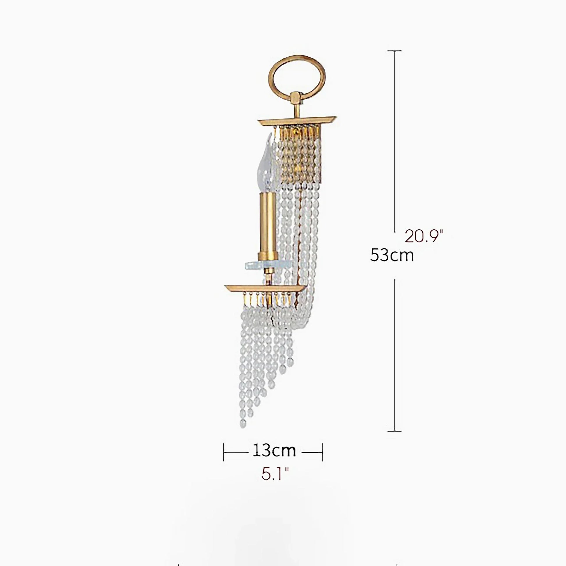 Tutti Luxury Contemporary LED Crystal Chandelier - Wall Lights & Sconces | Lucera Lighting