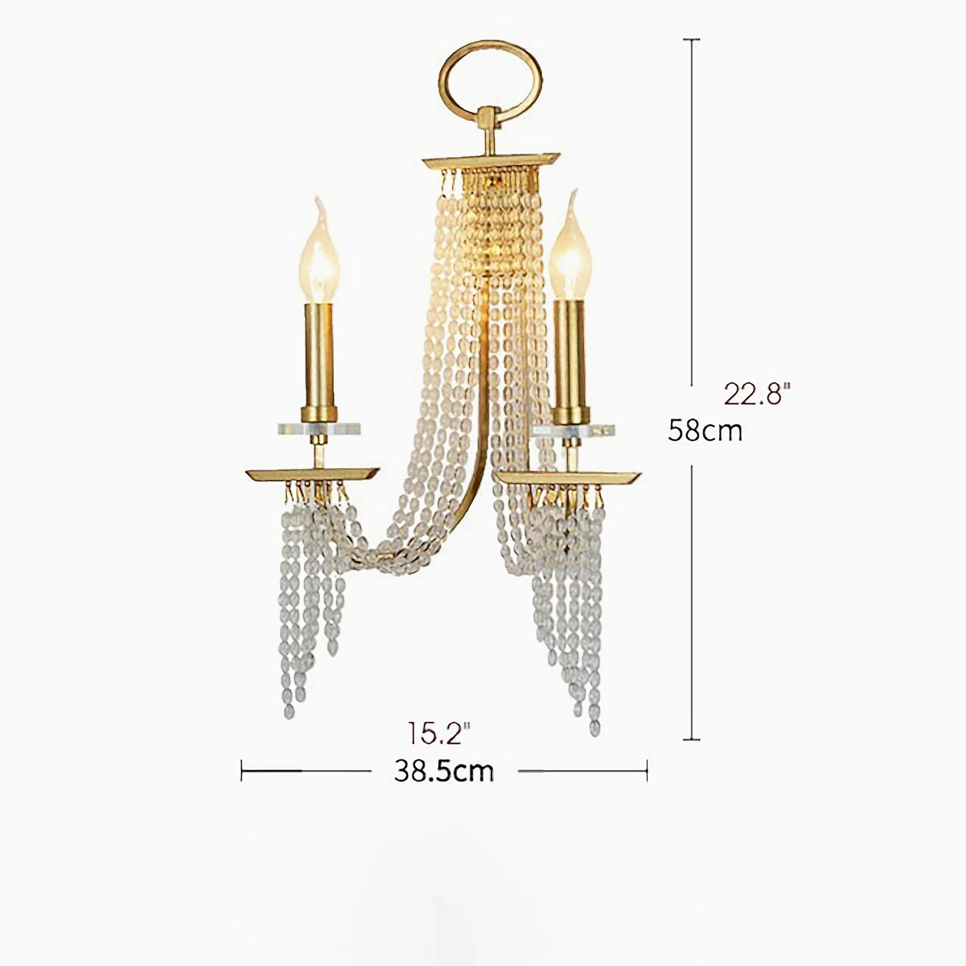 Tutti Luxury Contemporary LED Crystal Chandelier - Wall Lights & Sconces | Lucera Lighting