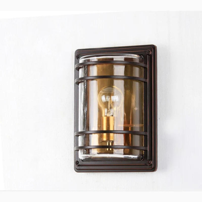 Nadine Retro Outdoor Waterproof Aluminum LED Wall Lamp - Exterior wall | Lucera Lighting