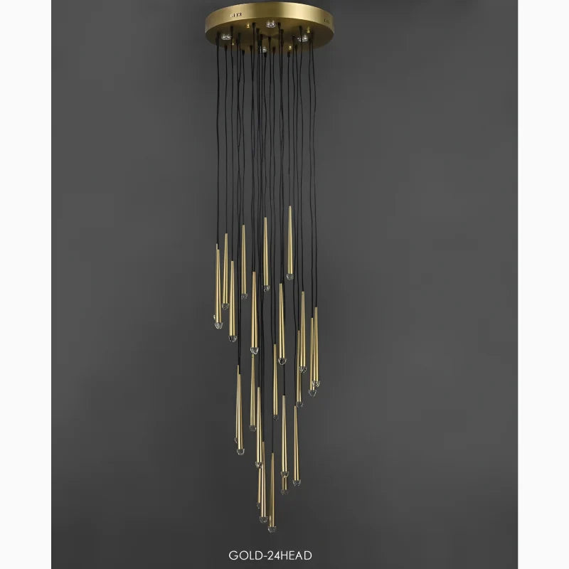 Coomb Minimalist Long Ceiling Chandelier - Chandeliers | Lucera Lighting