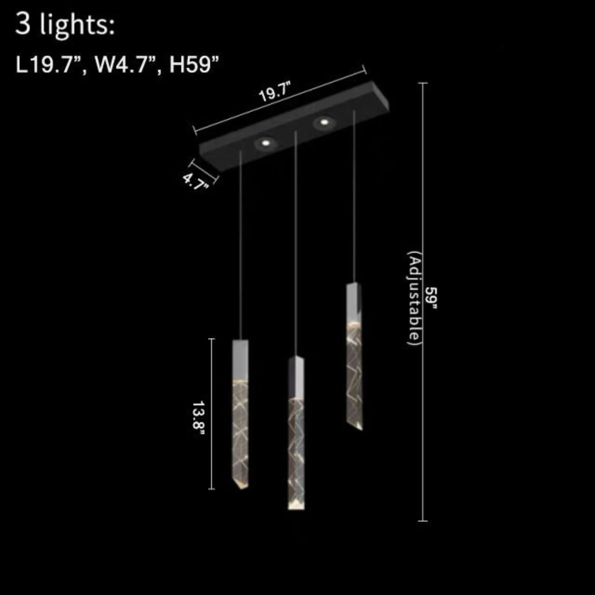 Quartz Long Staircase Crystal Chandelier - Pendant Lights | Lucera Lighting
