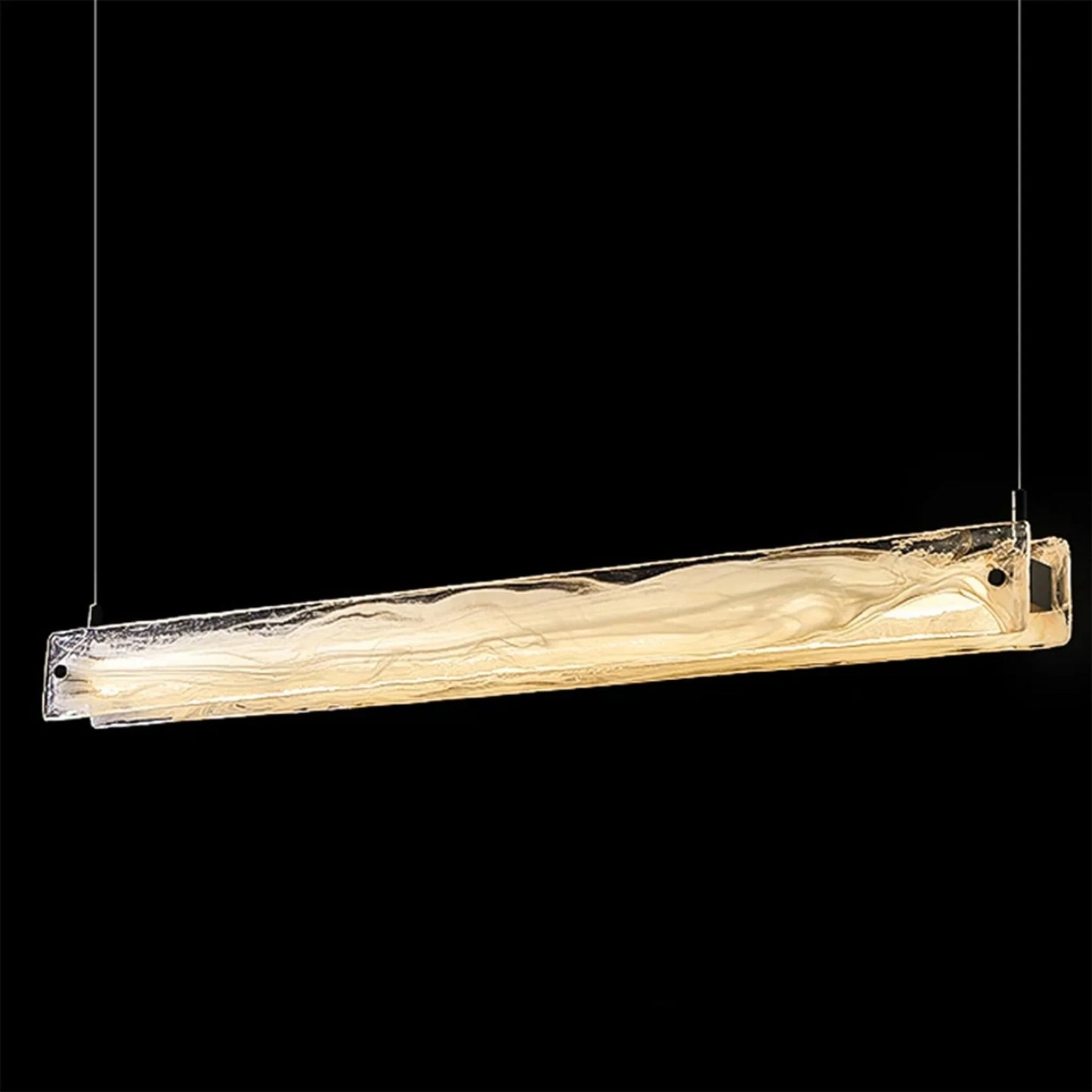 Lapis Modern Rectangle Chandelier for Kitchen Island - Pendant Lights | Lucera Lighting