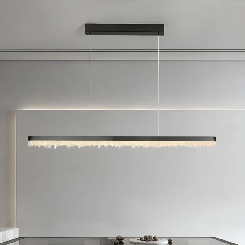 Jonquil Modern Rectangle Crystal Chandelier - Pendant Lights | Lucera Lighting