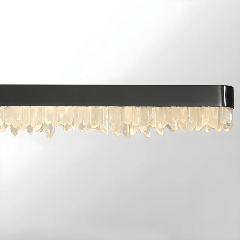Jonquil Modern Rectangle Crystal Chandelier - Pendant Lights | Lucera Lighting