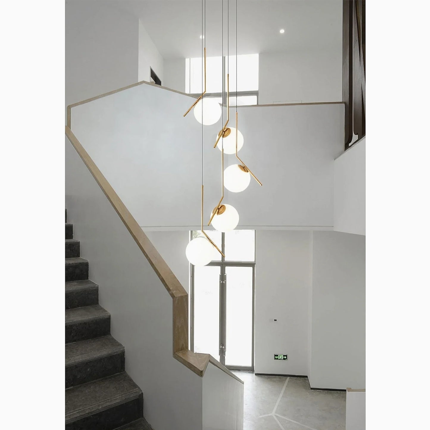 Aspen Duplex Spiral Pendant Chandelier - Pendant Lights | Lucera Lighting