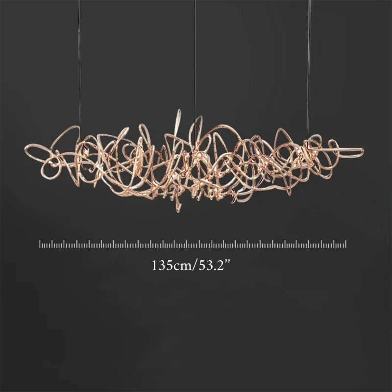 Isabelline Rectangle Chandelier - Chandeliers | Lucera Lighting