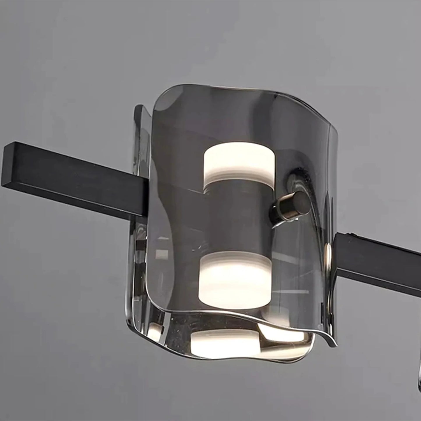 Harlequin Rectangle Glass Chandelier - Pendant Lights | Lucera Lighting