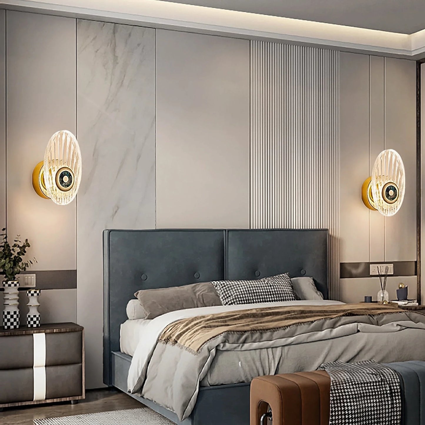Ponticello Crystal Wall Lamp - Wall Lights & Sconces | Lucera Lighting