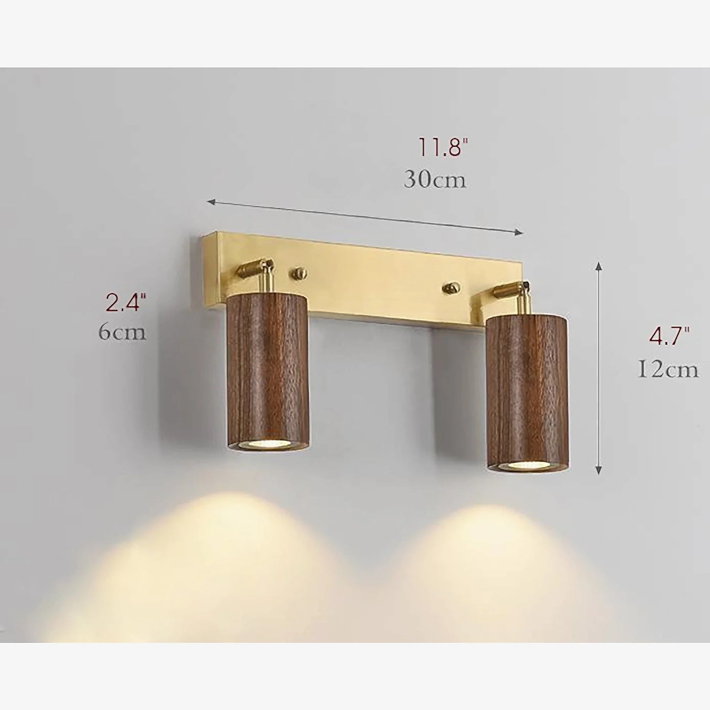 Saltando Cylinder Wooden LED Wall Lamp - Pendant Lights | Lucera Lighting