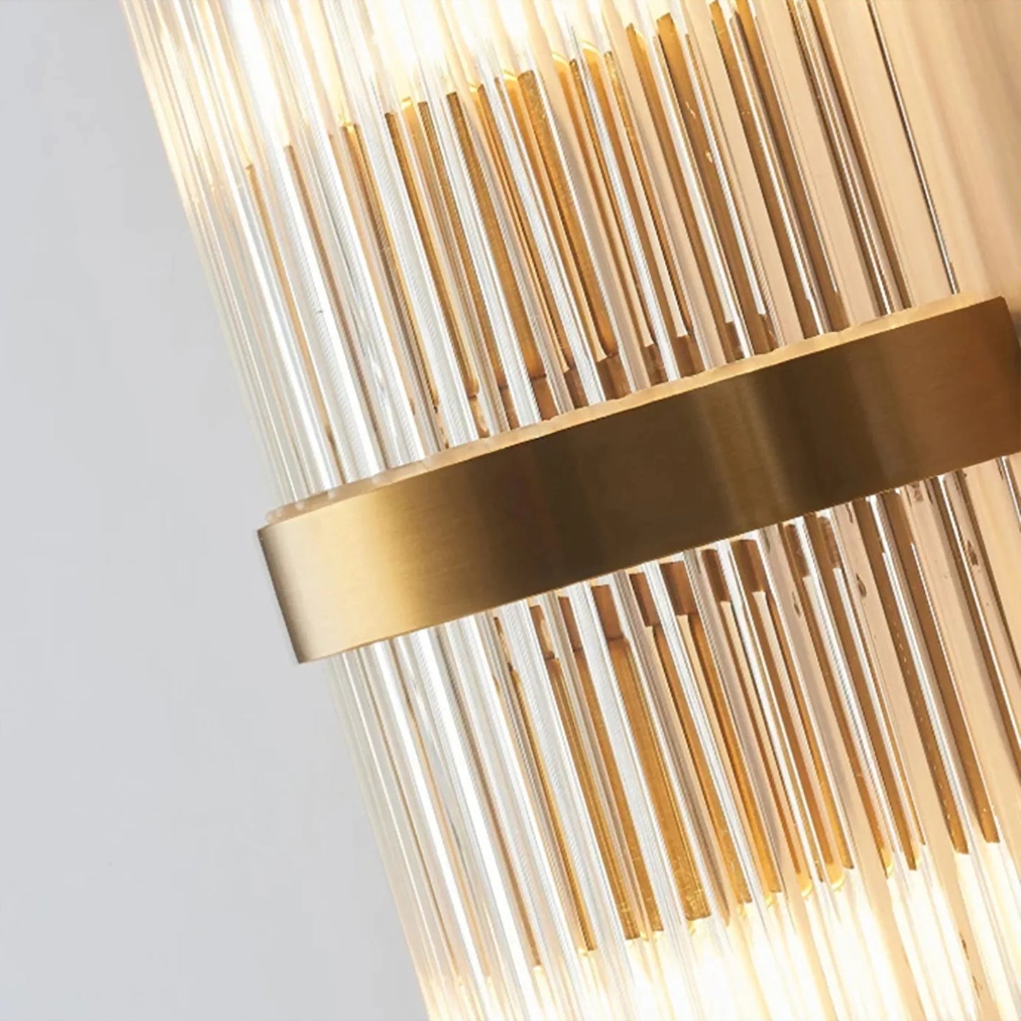 Lento Gold Glass Wall Sconce - Wall Lights & Sconces | Lucera Lighting