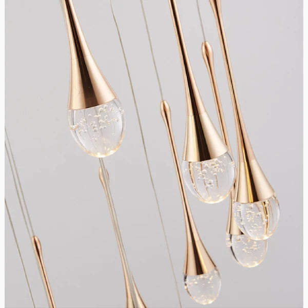 Speedwell Spiral Design Staircase Chandelier - Pendant Lights | Lucera Lighting
