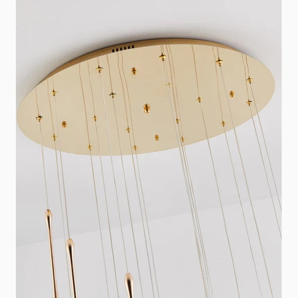 Speedwell Spiral Design Staircase Chandelier - Pendant Lights | Lucera Lighting
