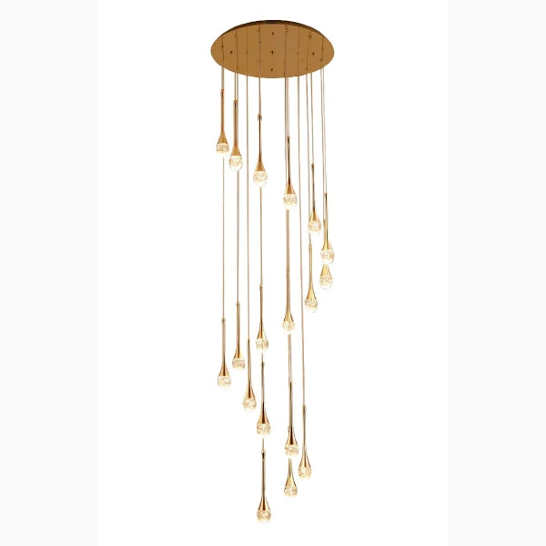 Speedwell Spiral Design Staircase Chandelier - Pendant Lights | Lucera Lighting