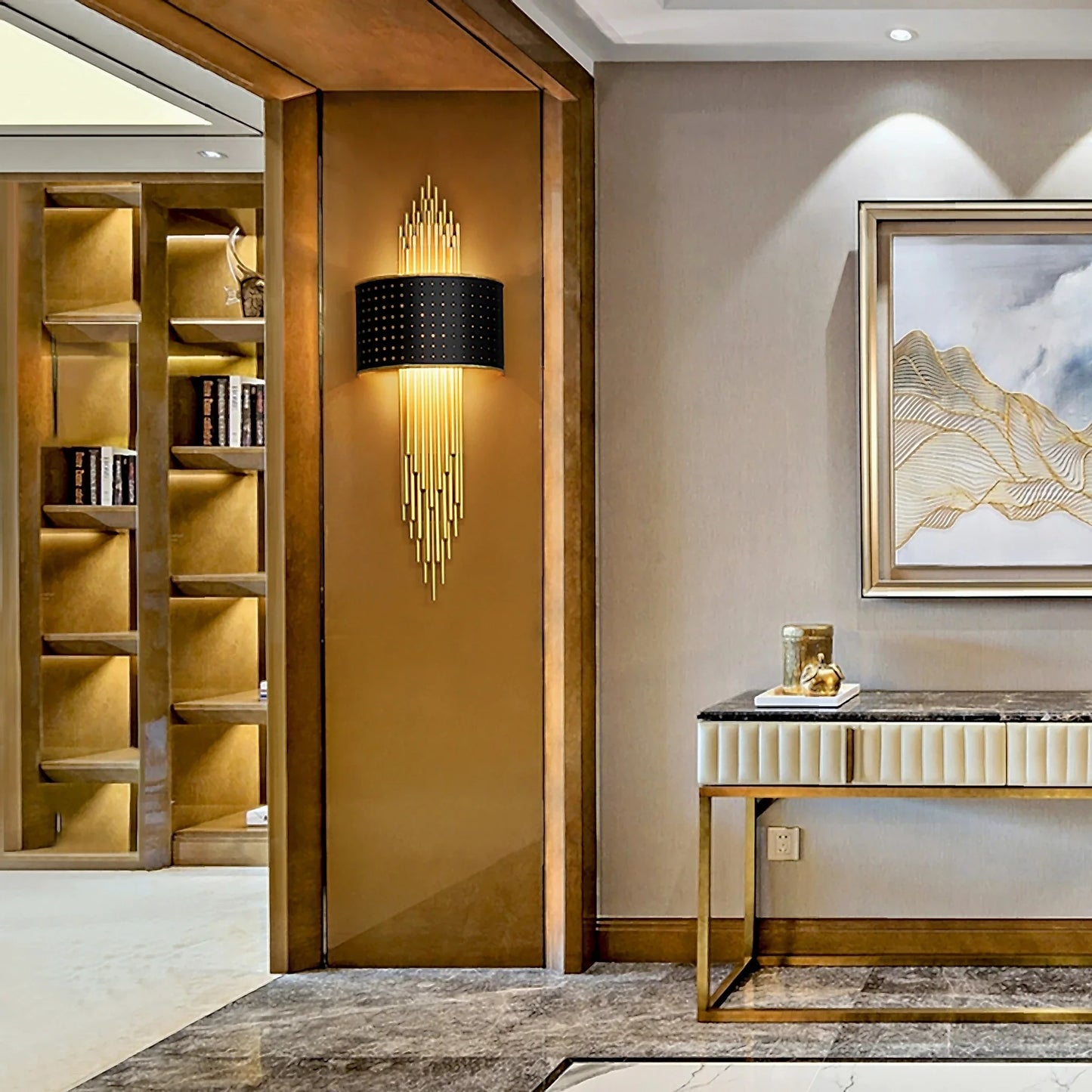 Colle Metal Pipe Wall Lamp Modern Style - Wall Lights & Sconces | Lucera Lighting