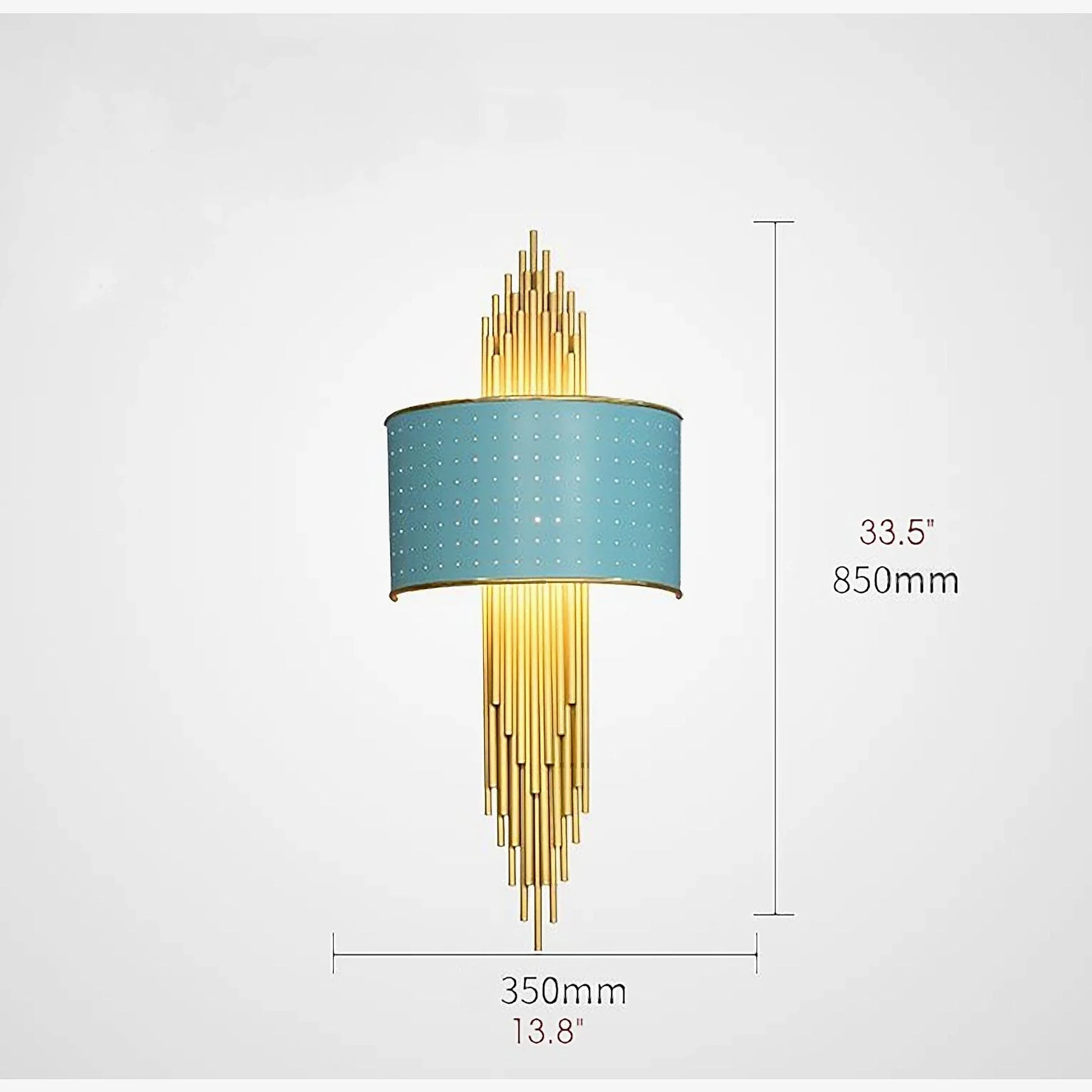 Colle Metal Pipe Wall Lamp Modern Style - Wall Lights & Sconces | Lucera Lighting
