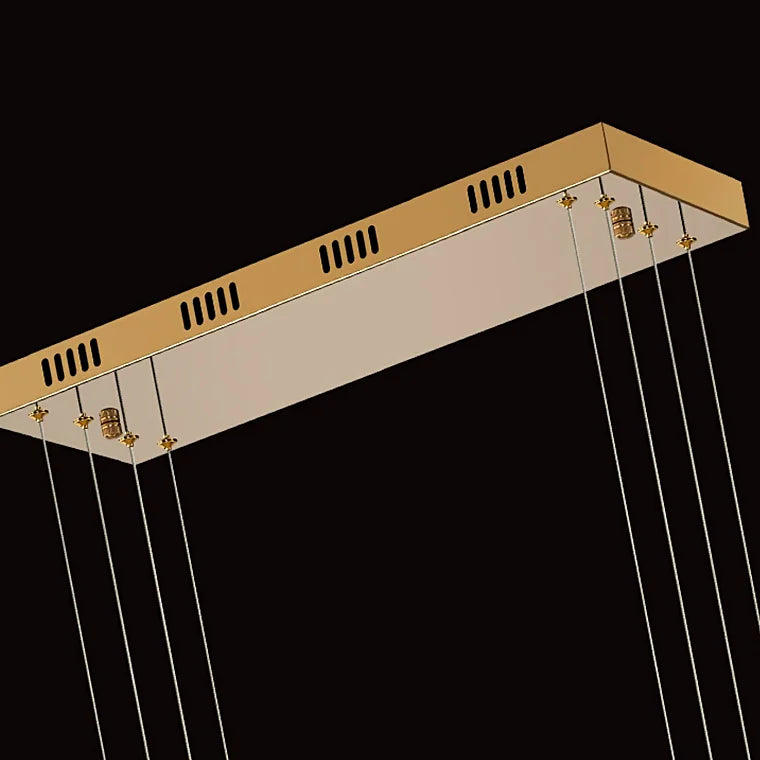 Natt LED Chandelier Wave Design - Chandeliers | Lucera Lighting