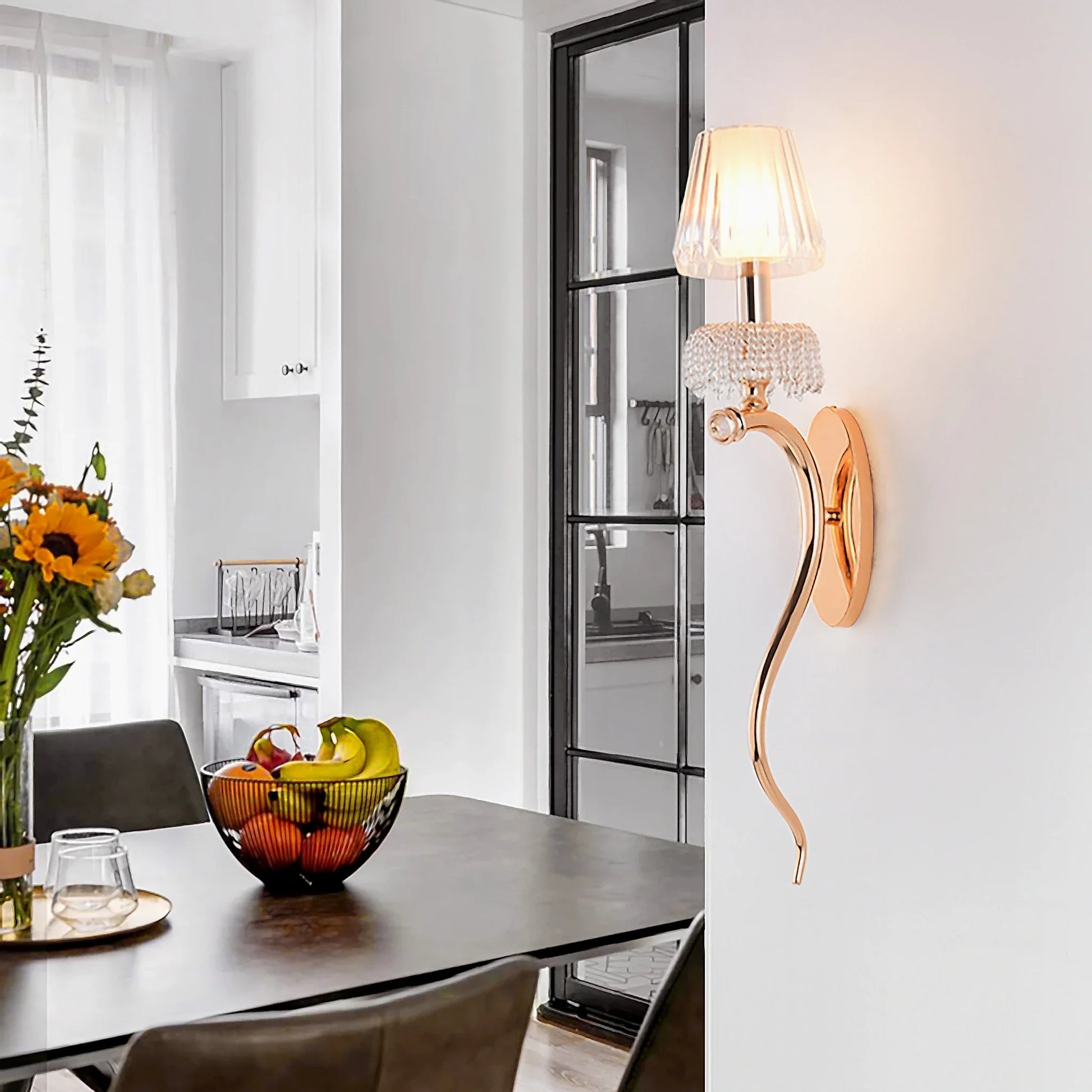 Spiccato Golden Horn LED Acrylic Wall Sconce - Wall Lights & Sconces | Lucera Lighting