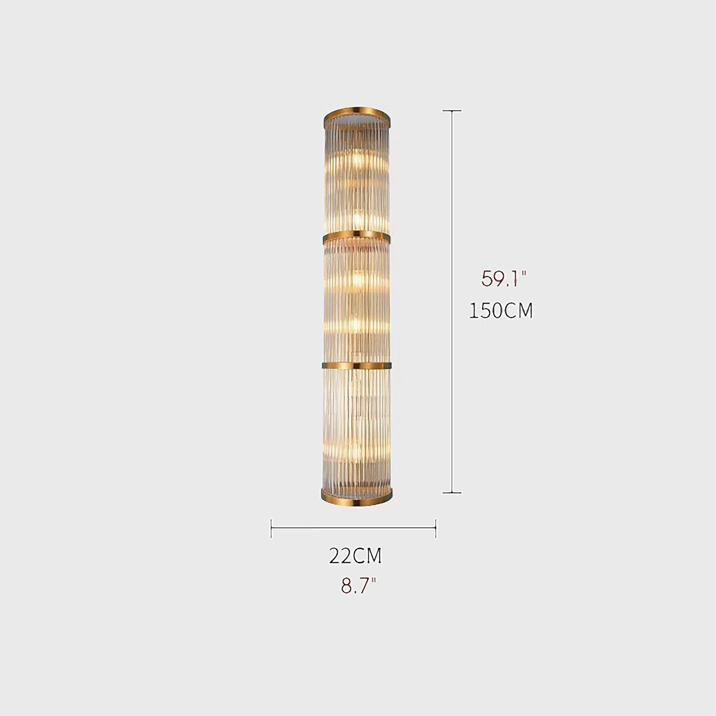Trill Luxury LED Crystal Wall Lamp - Wall Lights & Sconces | Lucera Lighting
