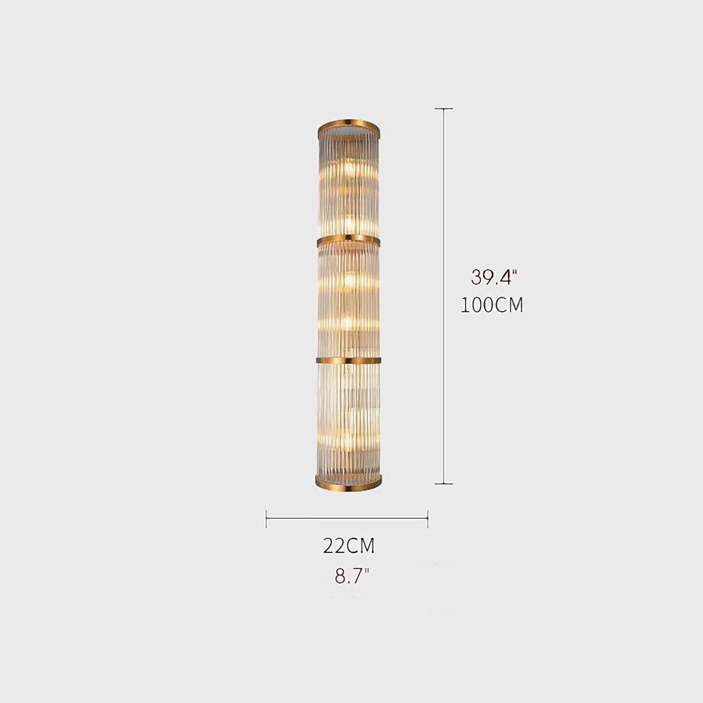 Trill Luxury LED Crystal Wall Lamp - Wall Lights & Sconces | Lucera Lighting