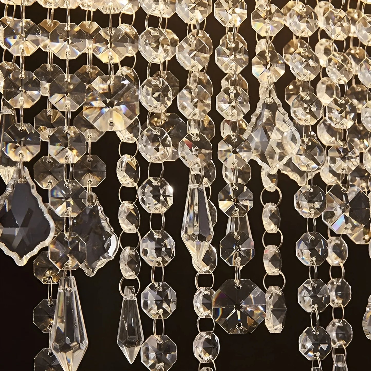 Canto Modern Gold Crystal Chandelier - Chandeliers | Lucera Lighting