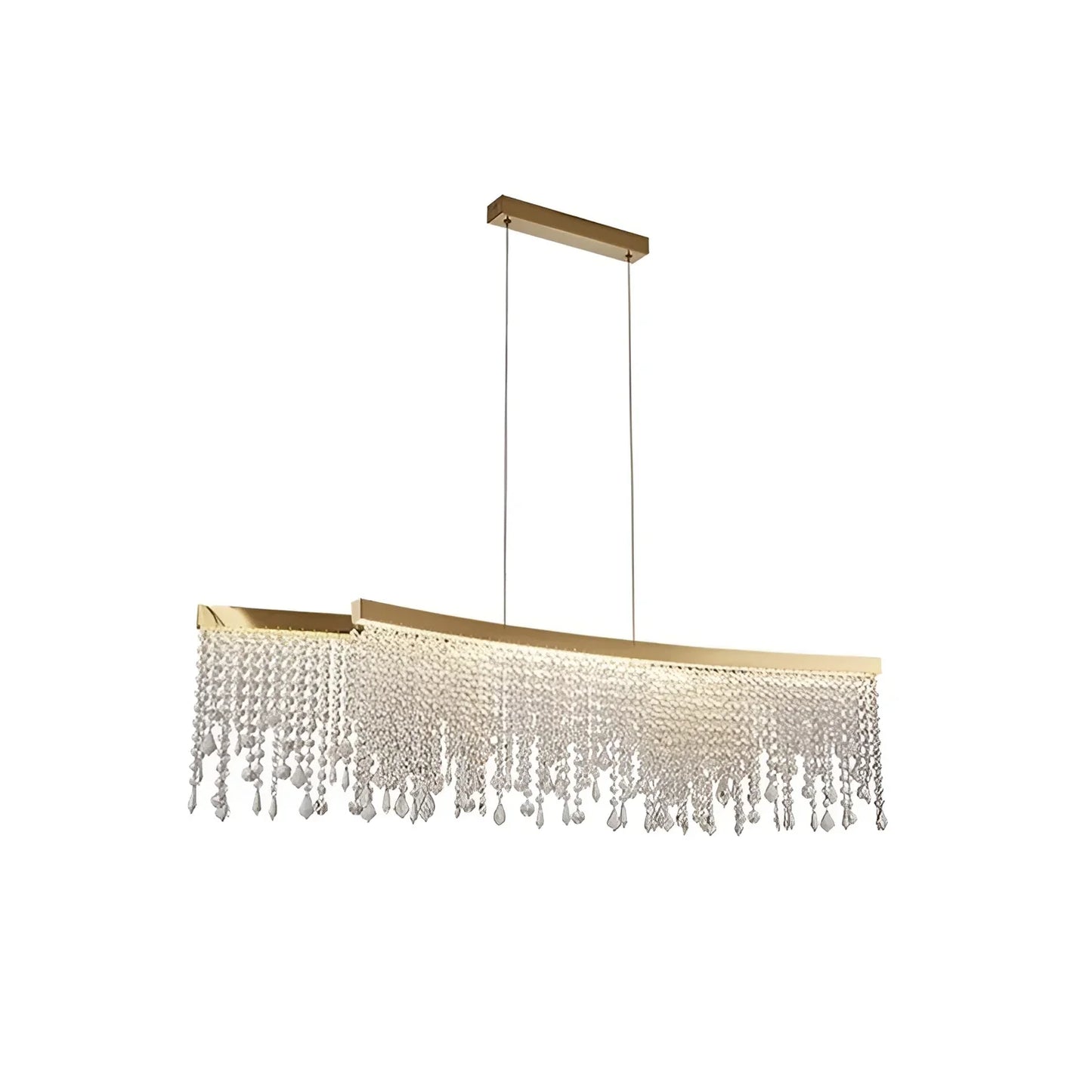 Canto Modern Gold Crystal Chandelier - Chandeliers | Lucera Lighting