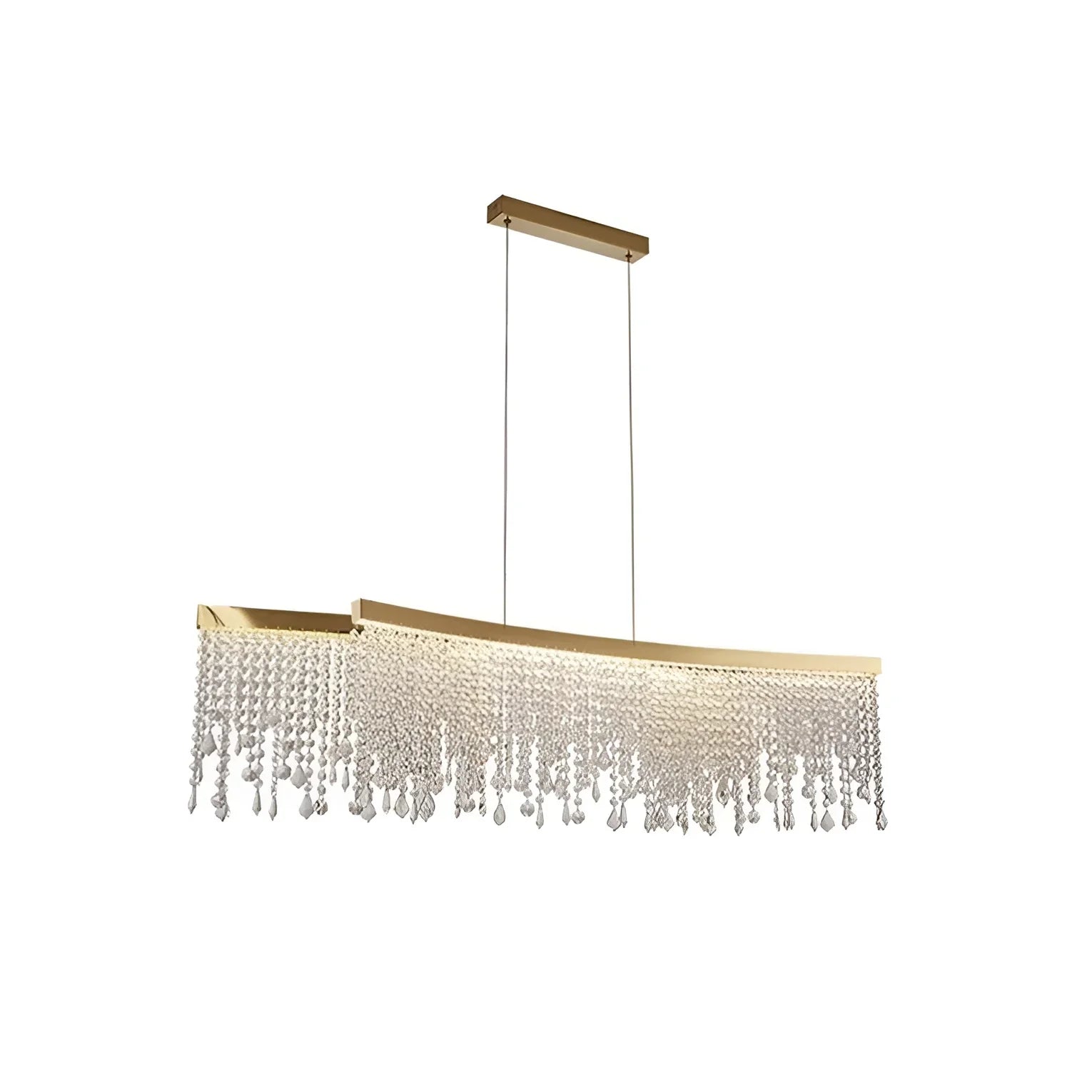 Canto Modern Gold Crystal Chandelier - Chandeliers | Lucera Lighting