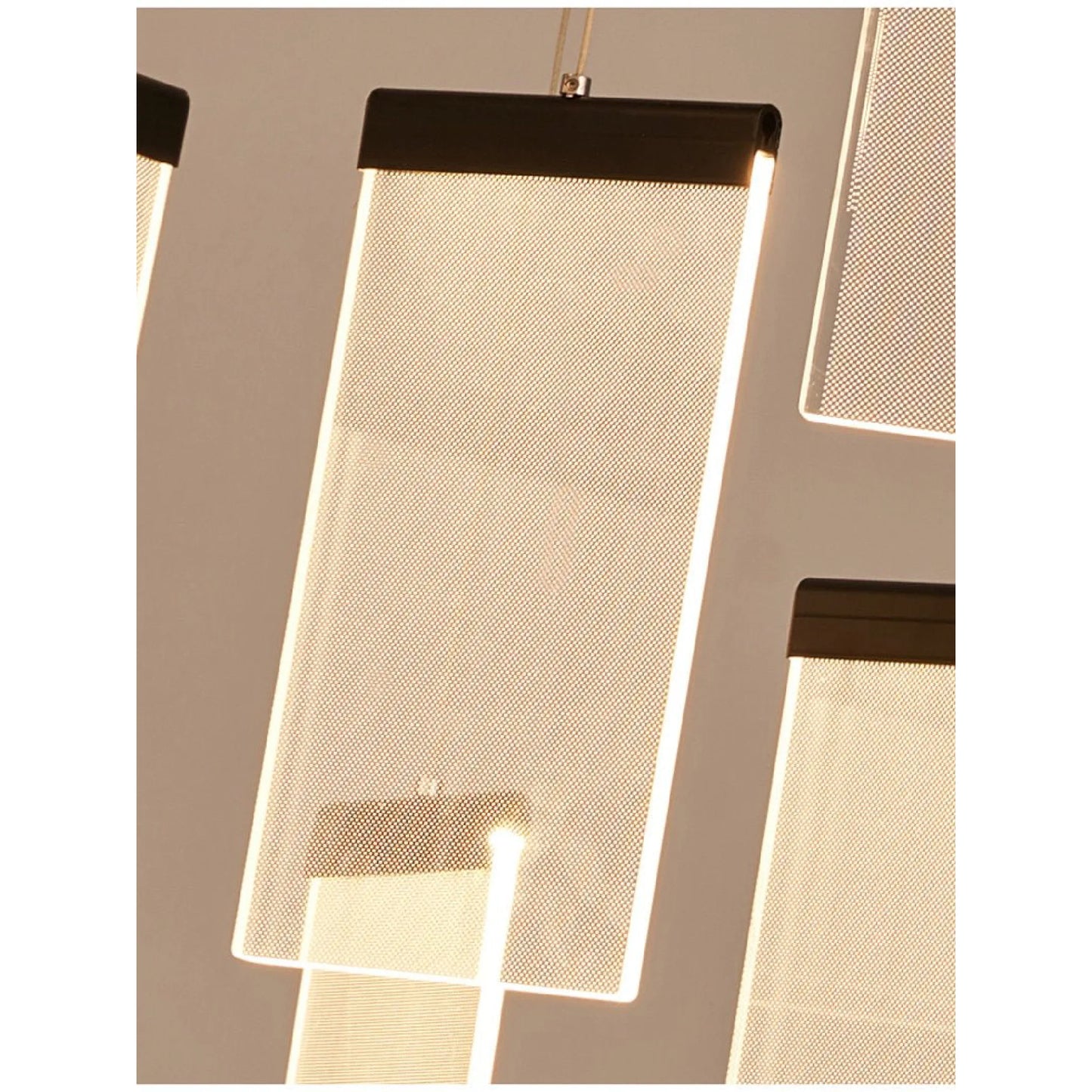 Onyx Gold Long Hanging Light Fixture - Chandeliers | Lucera Lighting