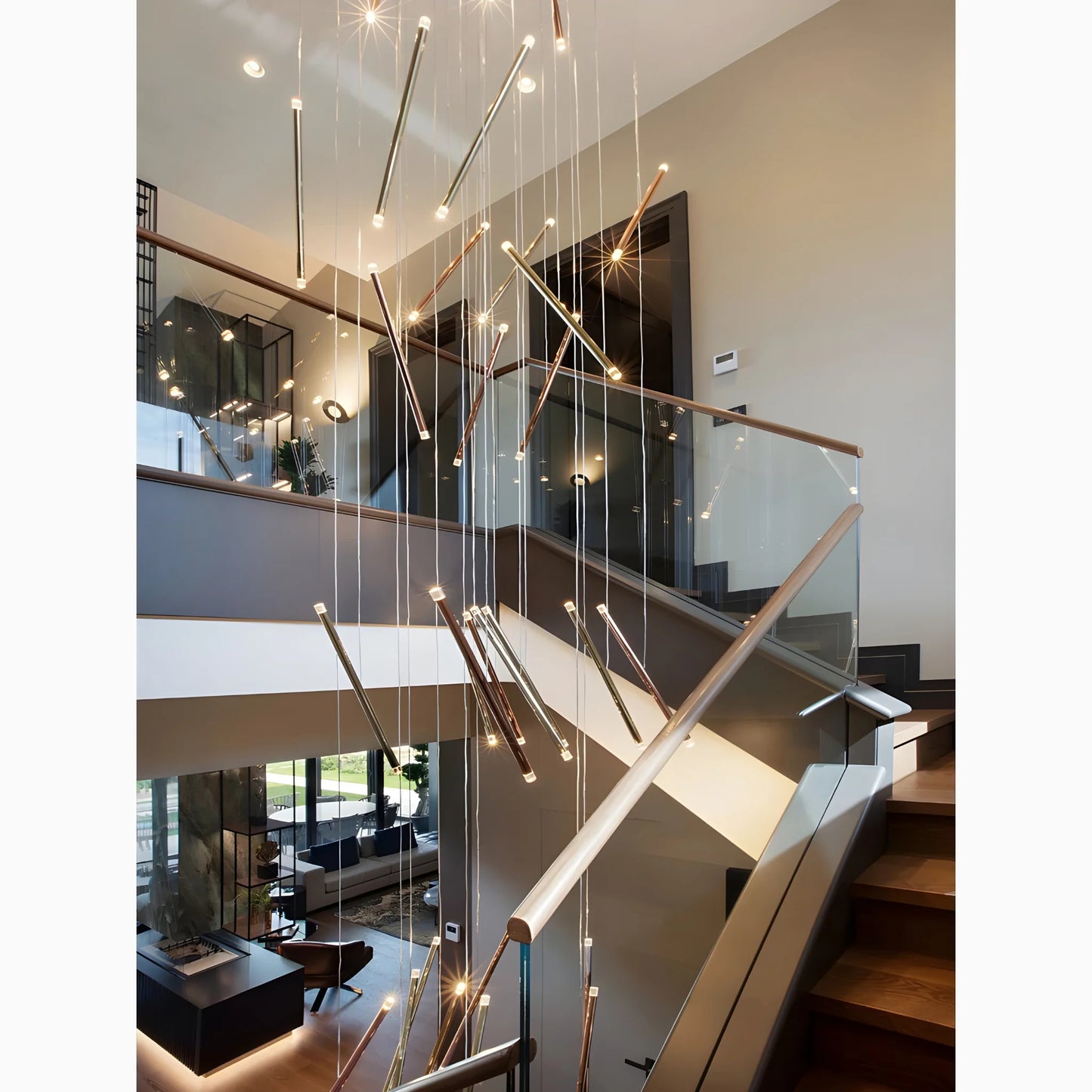 Verbena Long Linear Kitchen Island Pendant Light - Chandeliers | Lucera Lighting