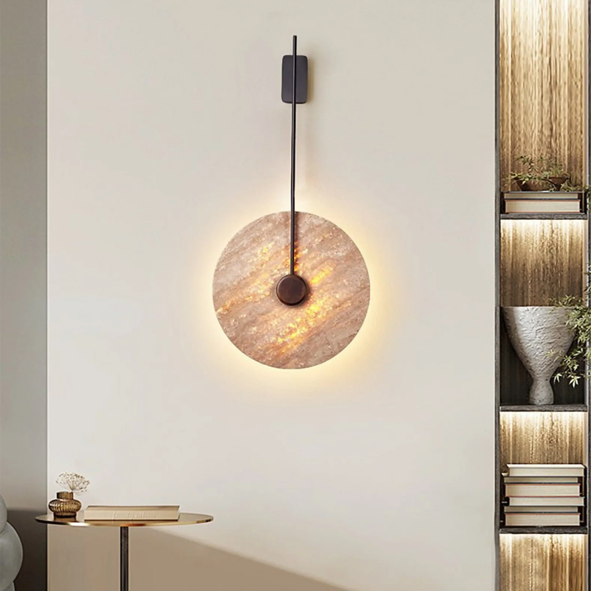 Toile Stone Circle Wall Lamp - Wall Lights & Sconces | Lucera Lighting