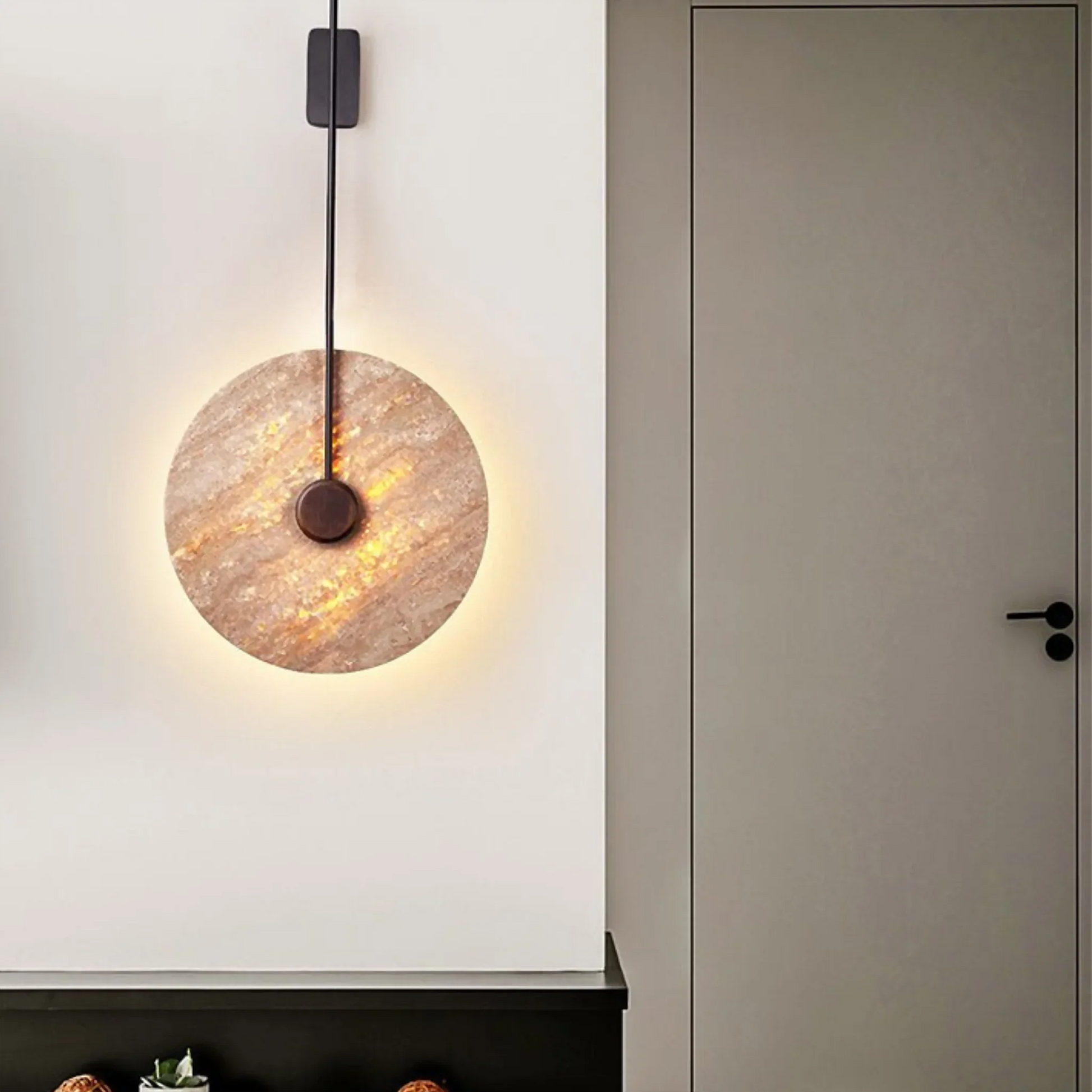 Toile Stone Circle Wall Lamp - Wall Lights & Sconces | Lucera Lighting