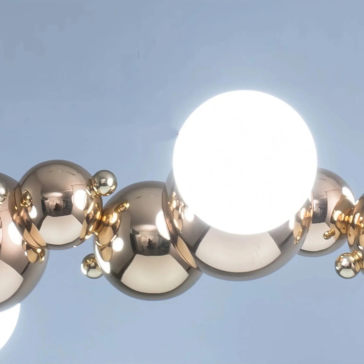 Byzantium Long Bubble Design Chandelier - Chandeliers | Lucera Lighting