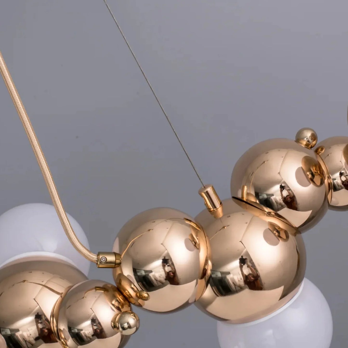 Byzantium Long Bubble Design Chandelier - Chandeliers | Lucera Lighting