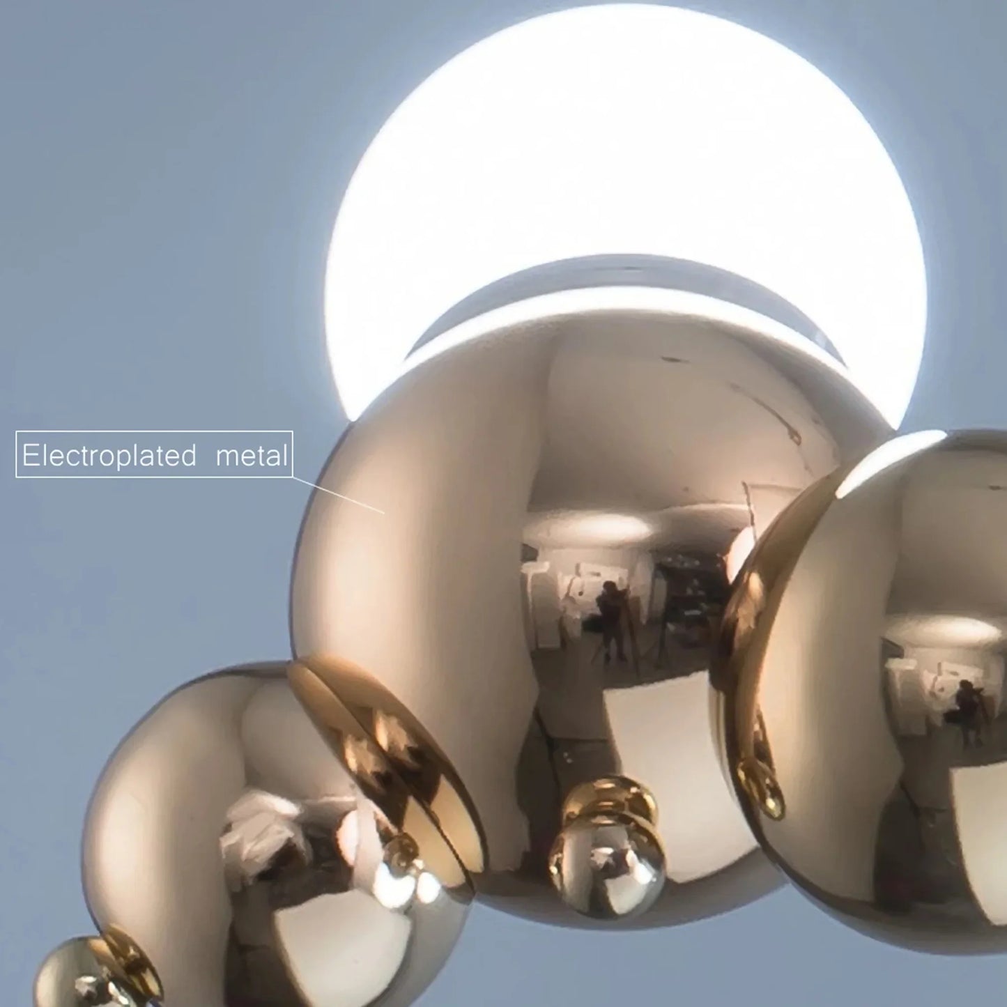 Byzantium Long Bubble Design Chandelier - Chandeliers | Lucera Lighting