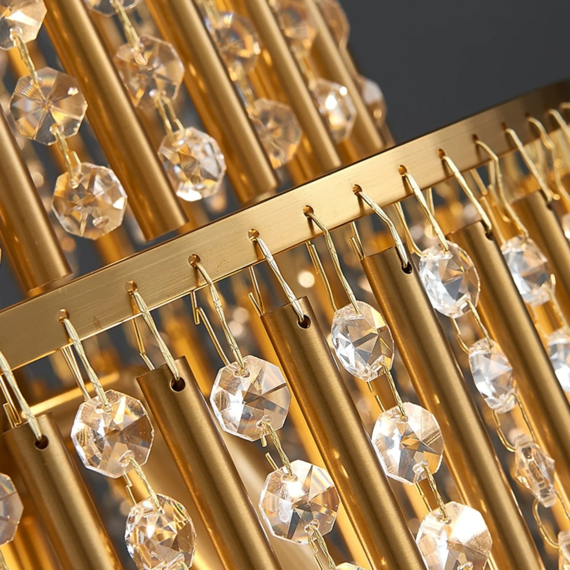 Lovage Luxury Gold Chandelier With Crystal Balls - Chandeliers | Lucera Lighting