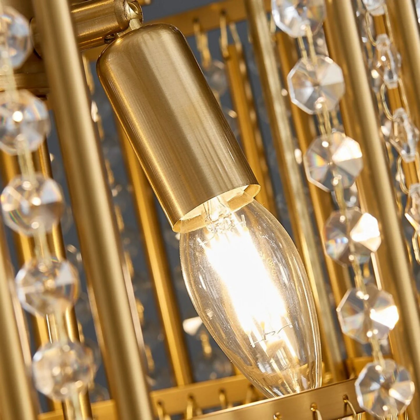 Lovage Luxury Gold Chandelier With Crystal Balls - Chandeliers | Lucera Lighting