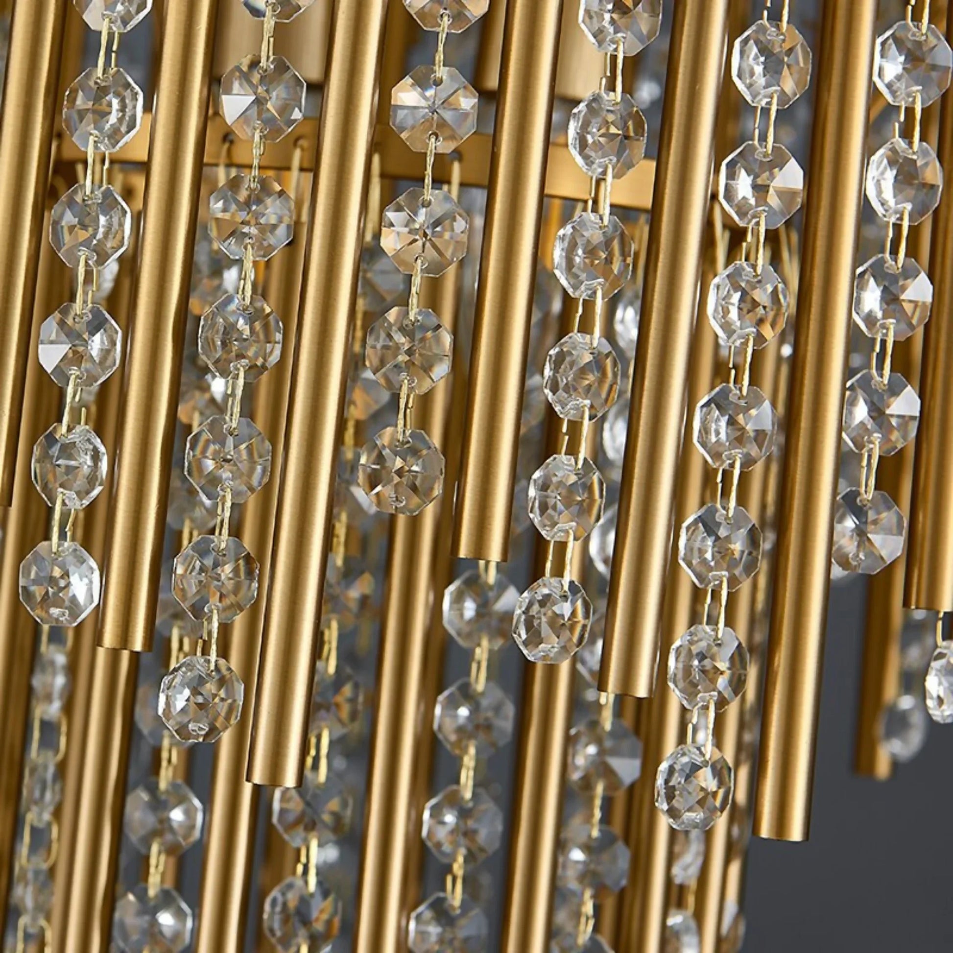 Lovage Luxury Gold Chandelier With Crystal Balls - Chandeliers | Lucera Lighting