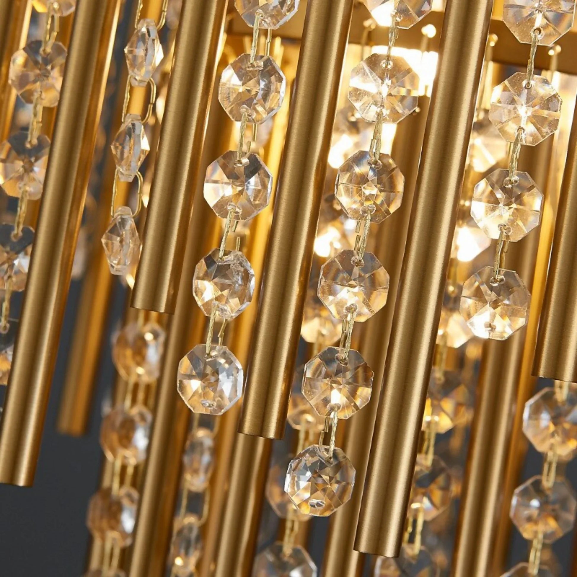 Lovage Luxury Gold Chandelier With Crystal Balls - Chandeliers | Lucera Lighting