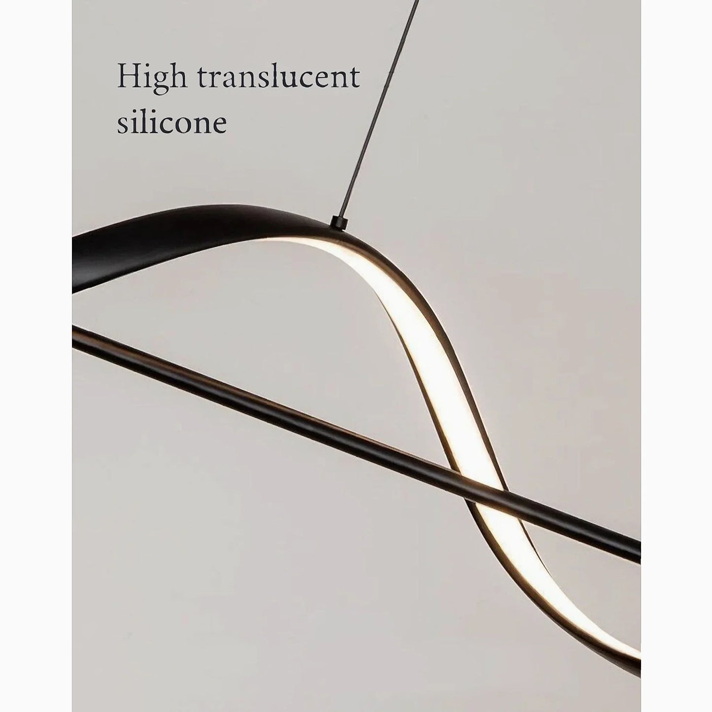Skuld Wave LED Chandelier for Dining Room - Pendant Lights | Lucera Lighting