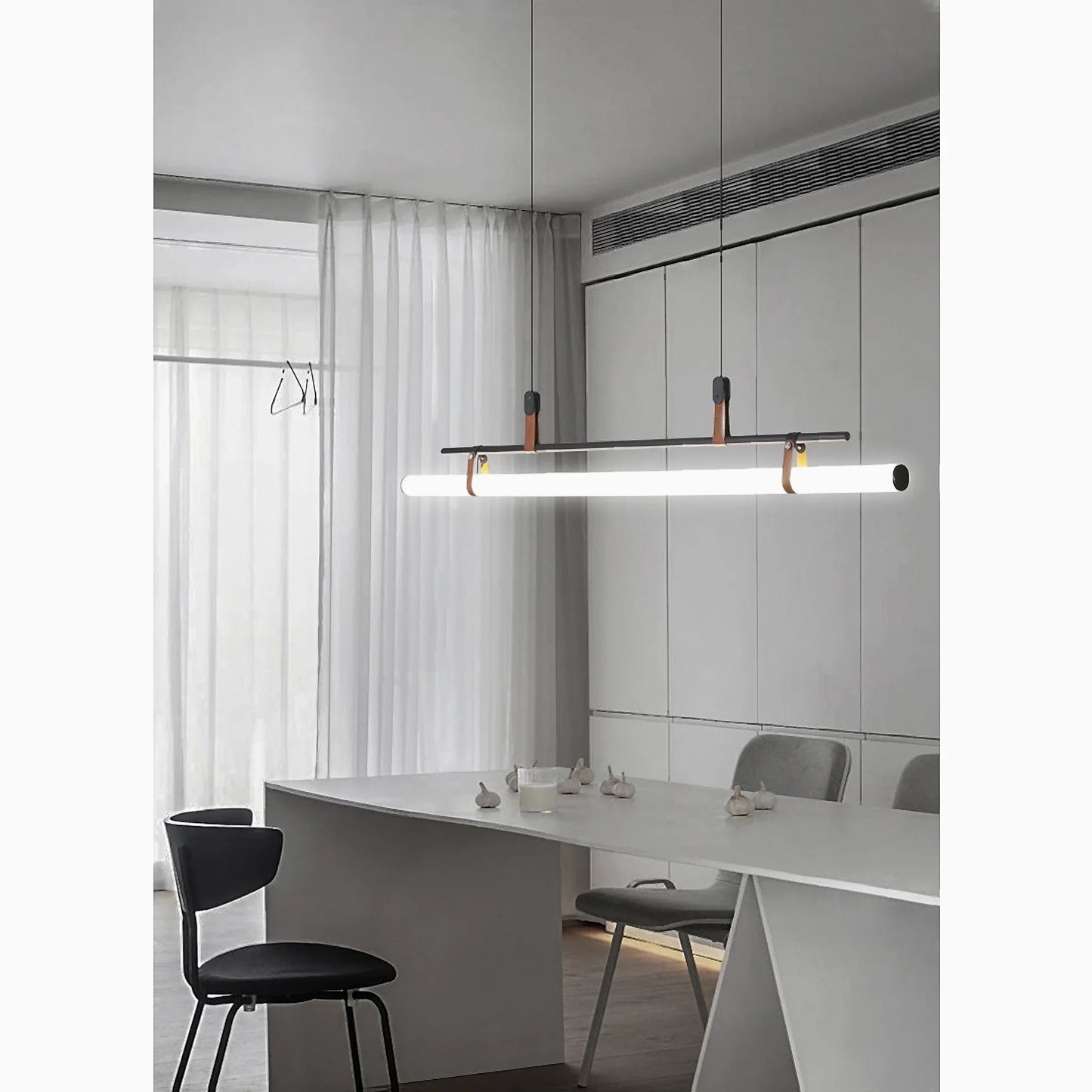 Njord Horizontal Long Bar Pendant Lamp - Pendant Lights | Lucera Lighting