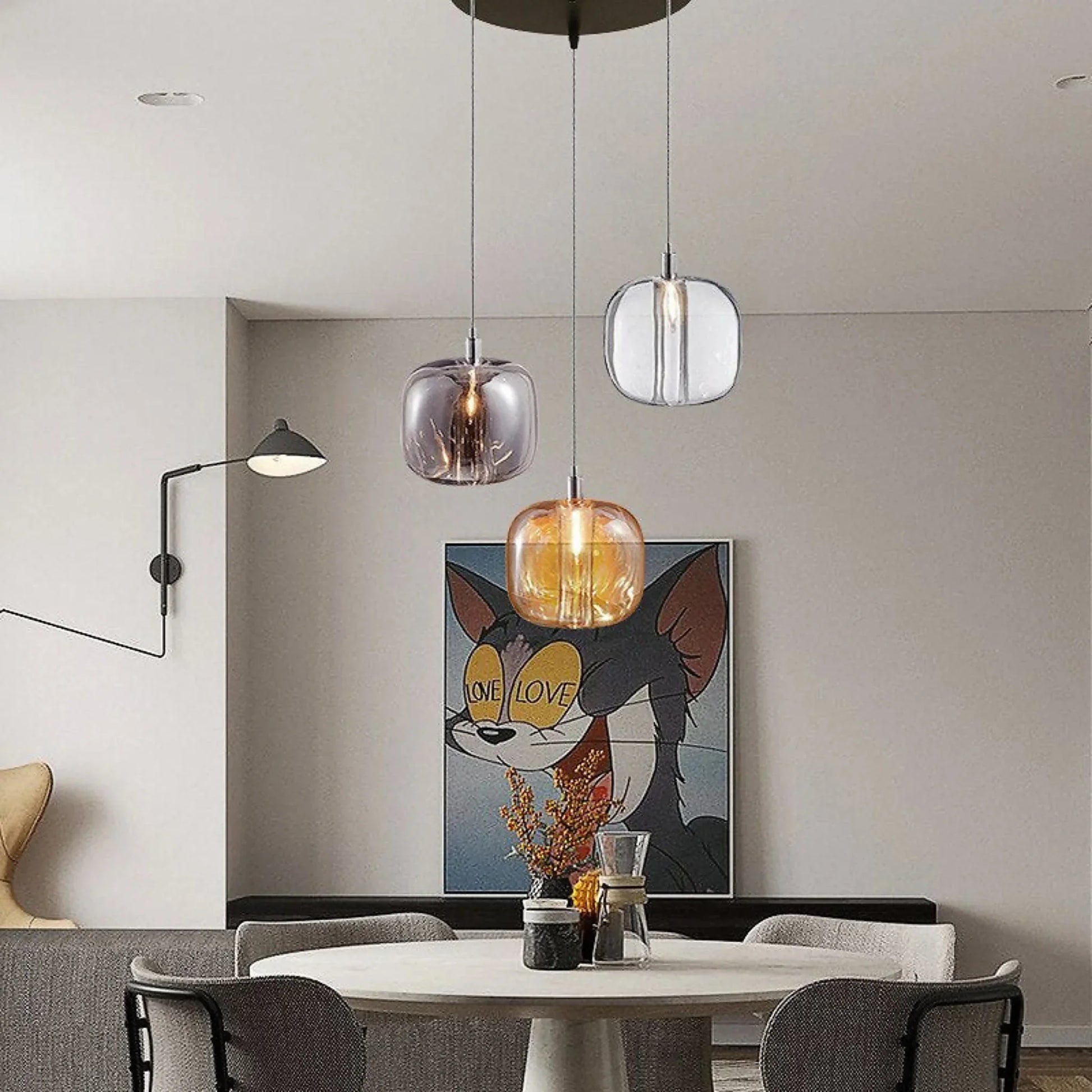 Fennel Modern Crystal Hanging Light Fixtures - Chandeliers | Lucera Lighting