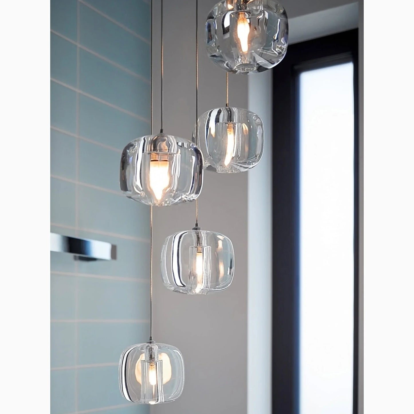 Fennel Modern Crystal Hanging Light Fixtures - Chandeliers | Lucera Lighting