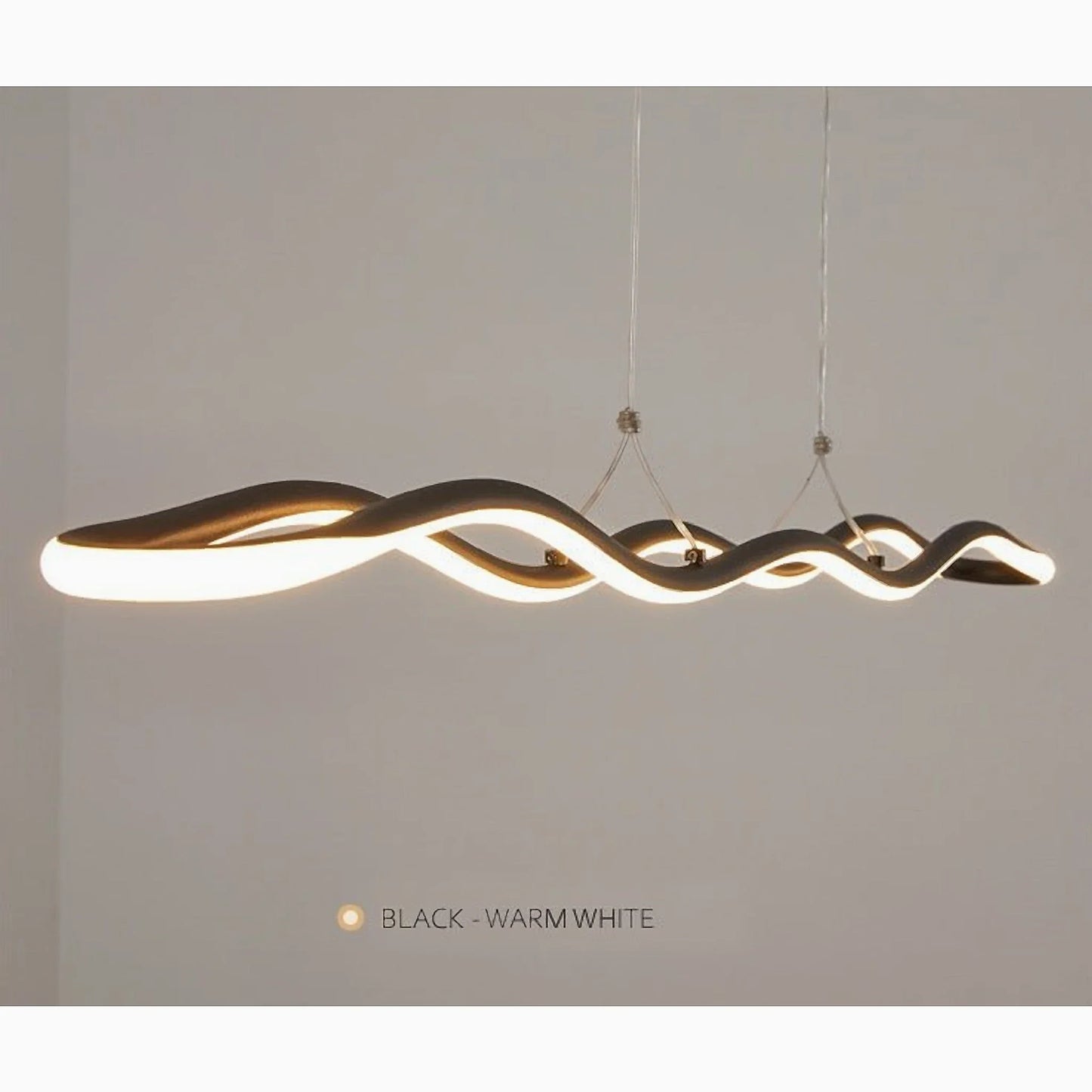 Skadi Wave LED Pendant Lamp for Dining - Pendant Lights | Lucera Lighting